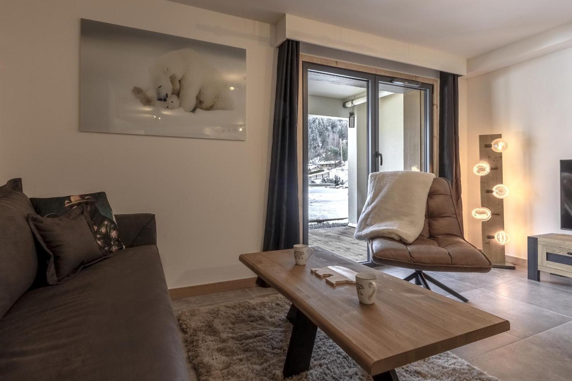 Ferienwohnung The Bear Les Houches Exterior foto
